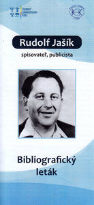 Rudolf Jasik bibliograficky letak 